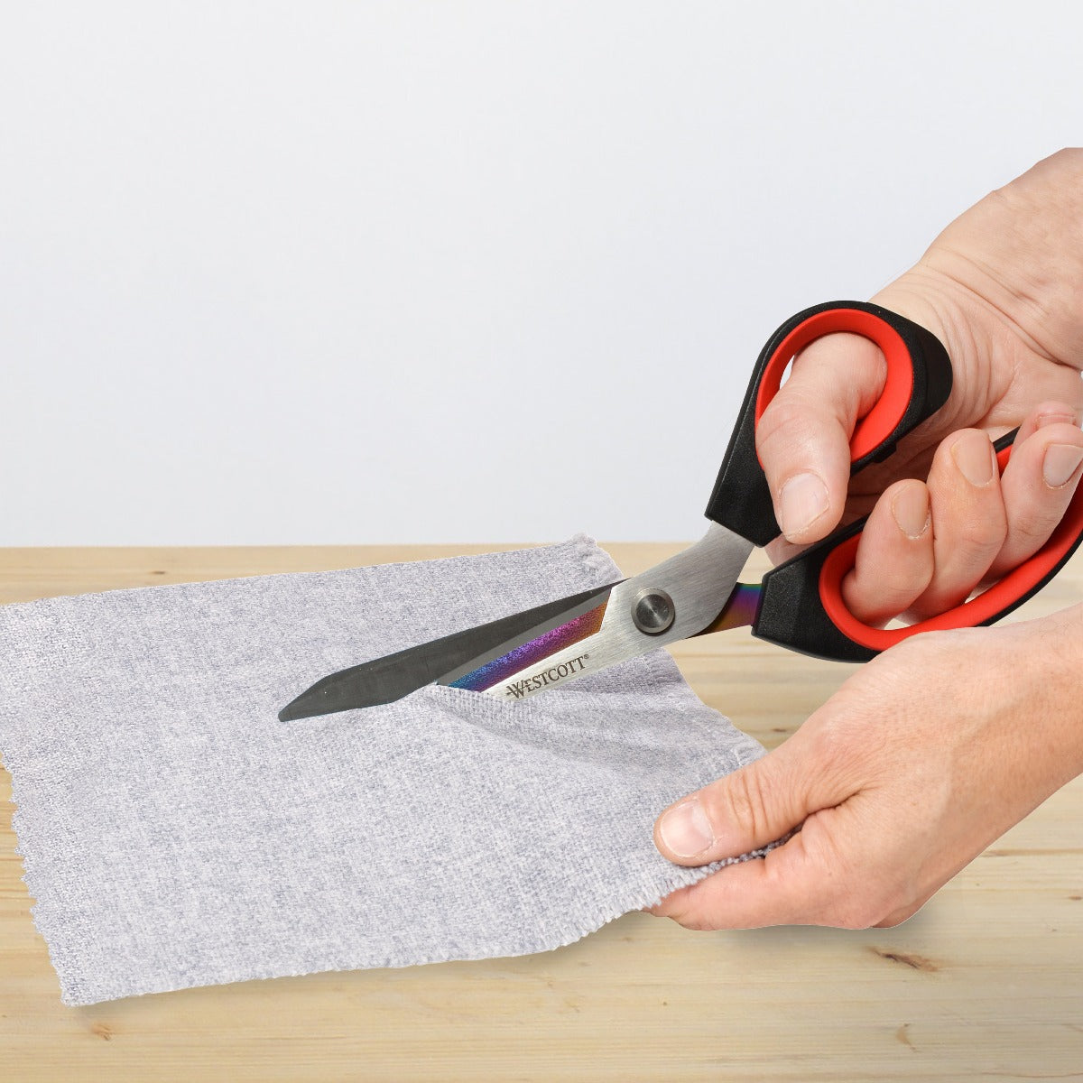 Westcott 9.5’’ Premium Multipurpose Craft Scissors Red/Black (17780) - World’s Favorite