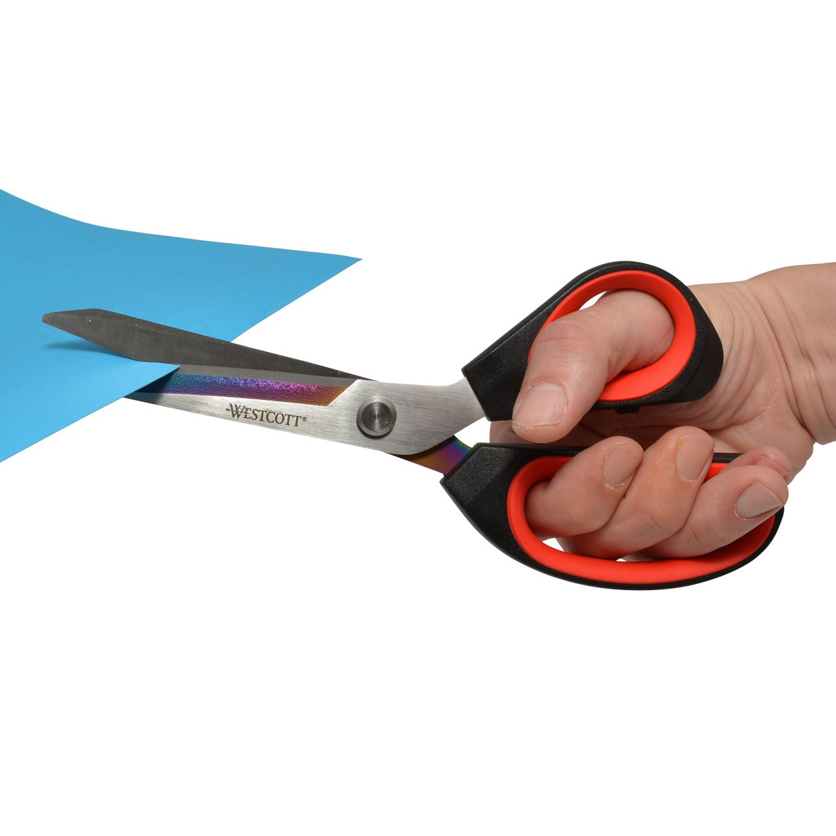 Westcott 9.5’’ Premium Multipurpose Craft Scissors Red/Black (17780) - World’s Favorite