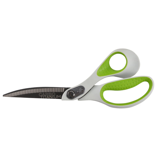 Westcott 9’’ CarboTitanium Scissors with Serrated Blade Bent (16268) - World’s Favorite