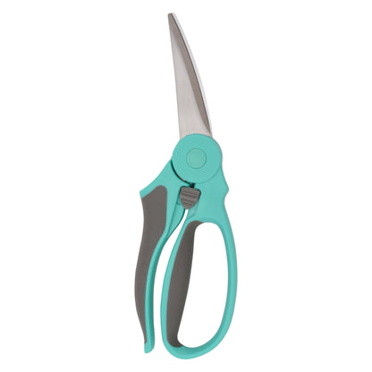 Westcott 9’’ Titanium Bonded Soft Handle Spring Assist Kitchen Shears Teal (00828) - World’s Favorite Scissors