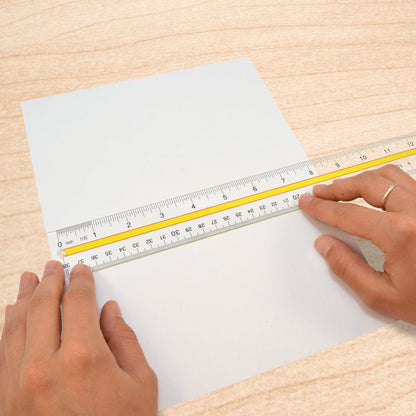 Westcott Acrylic Data Highlight Reading Ruler With Tinted Guide 15’’ Clear (10580)