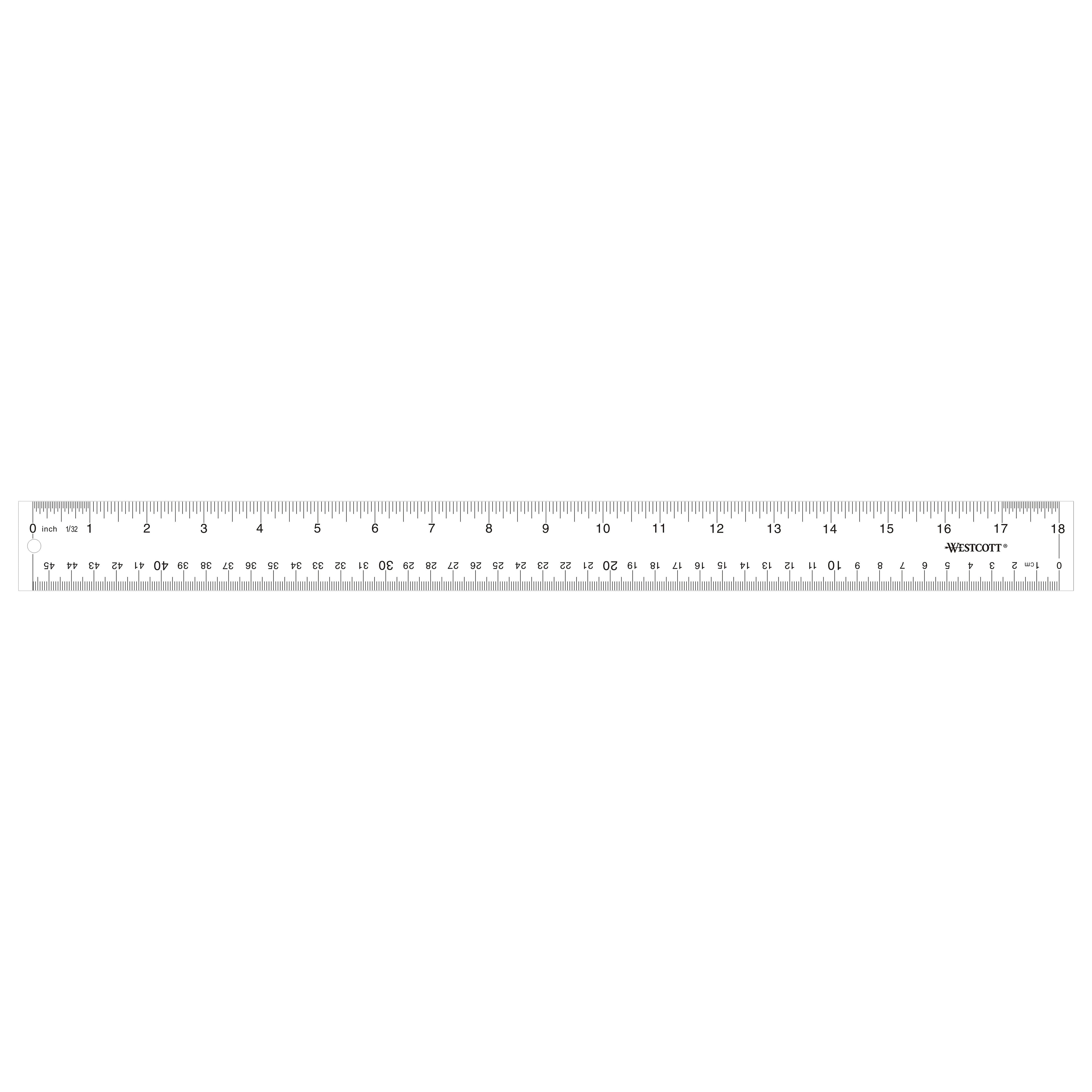 Westcott Acrylic Ruler, 18