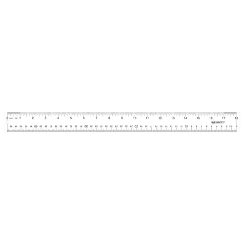 Westcott Acrylic Ruler 18’’ Clear (10564)