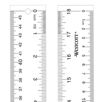 Westcott Acrylic Ruler 18’’ Clear (10564)