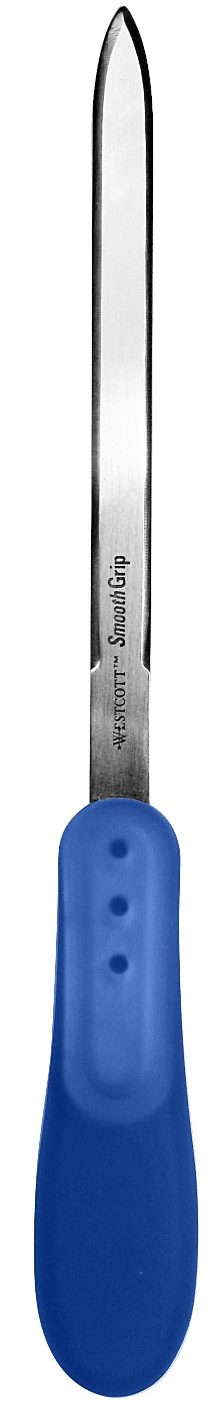 Westcott All Purpose Soft Handle Letter Opener Blue (13922)