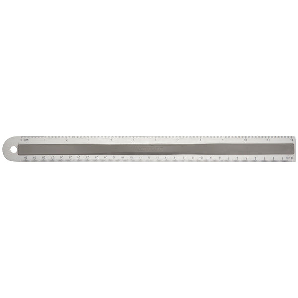Westcott Aluminum Ruler with Finger Grip, 12