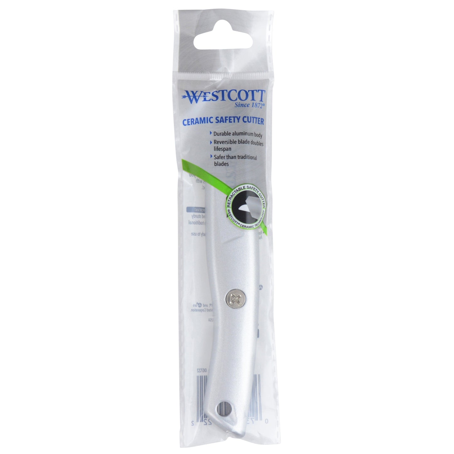 Westcott Aluminum Safety Cutter with Ceramic Blade (00722) - World’s Favorite Scissors