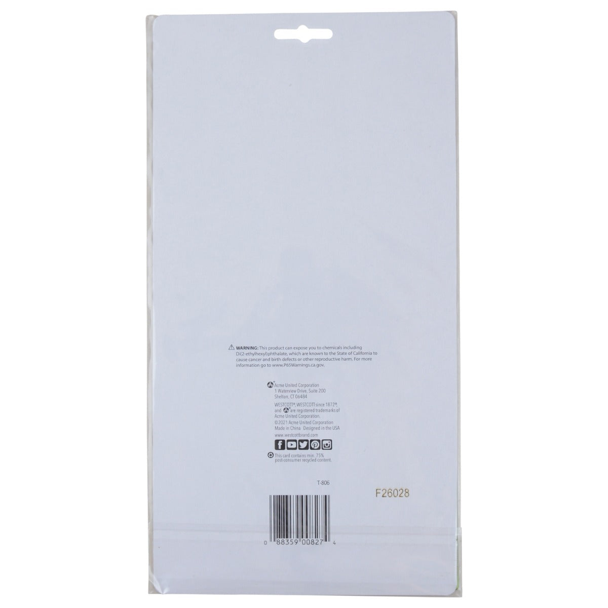 Westcott Architectural Drawing Template (T-806) - World’s Favorite Scissors