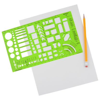 Westcott Architectural Drawing Template (T-806) - World’s Favorite Scissors