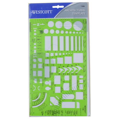 Westcott Architectural Drawing Template (T-806) - World’s Favorite Scissors