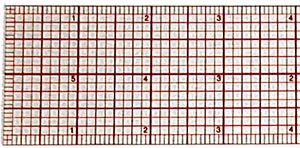 Westcott Beveled Graph Ruler 1 x 15’’ Transparent (B-80)