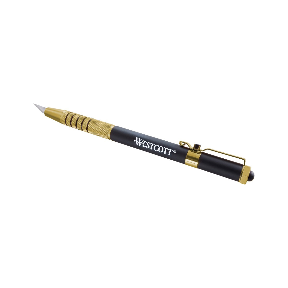 Westcott CarboTitanium Bonded Pen Style Hobby Knife Gold (17314) - World’s Favorite Scissors