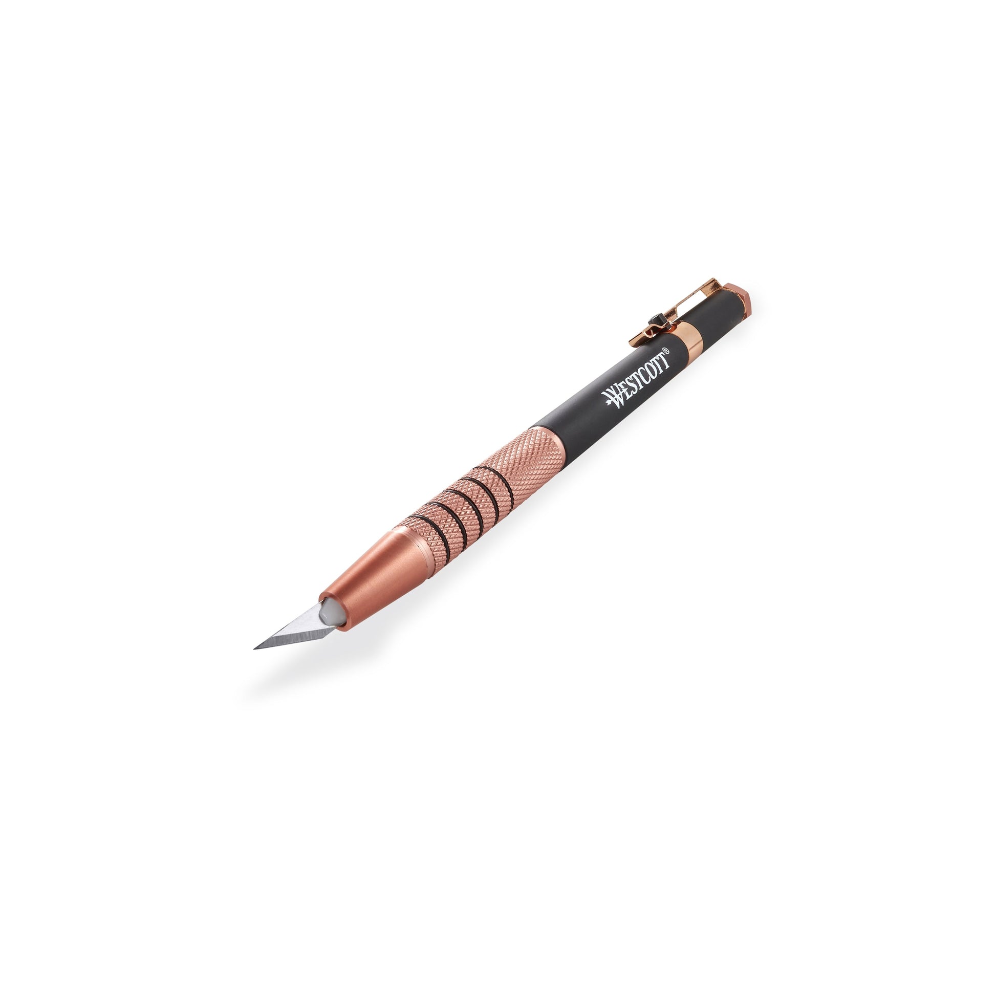 Westcott CarboTitanium Bonded Pen Style Hobby Knife Rose Gold (17313)