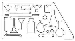 Westcott Chemistry Stencil (354)