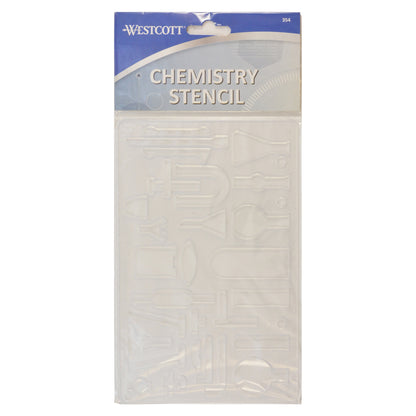 Westcott Chemistry Stencil (354)