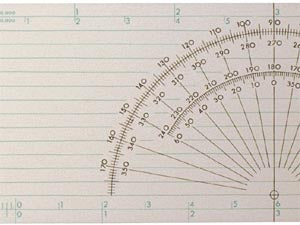 Westcott Course Protractor Plotter Ruler 15’’ Transparent (P-72)