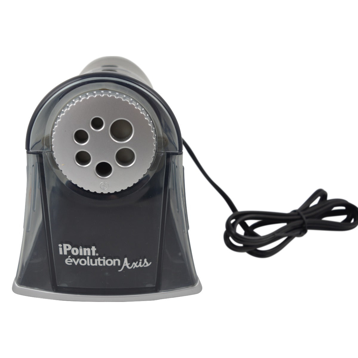 Westcott Electric iPoint Evolution Axis Heavy Duty Pencil Sharpener Black and Silver (15509)