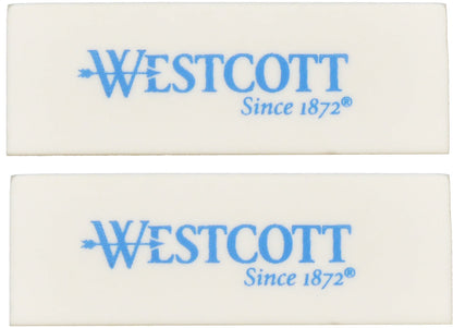 Westcott Eraser 2-Pack White (14610)