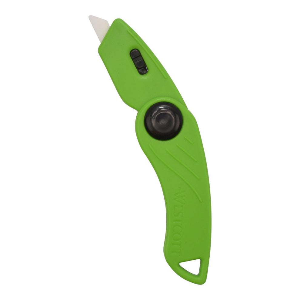 WESTCOTT Cutter professionnel, poignée souple, lame: 18 mm WESTCOTT Cutter professionnel, poignée souple, lame: 18 mm