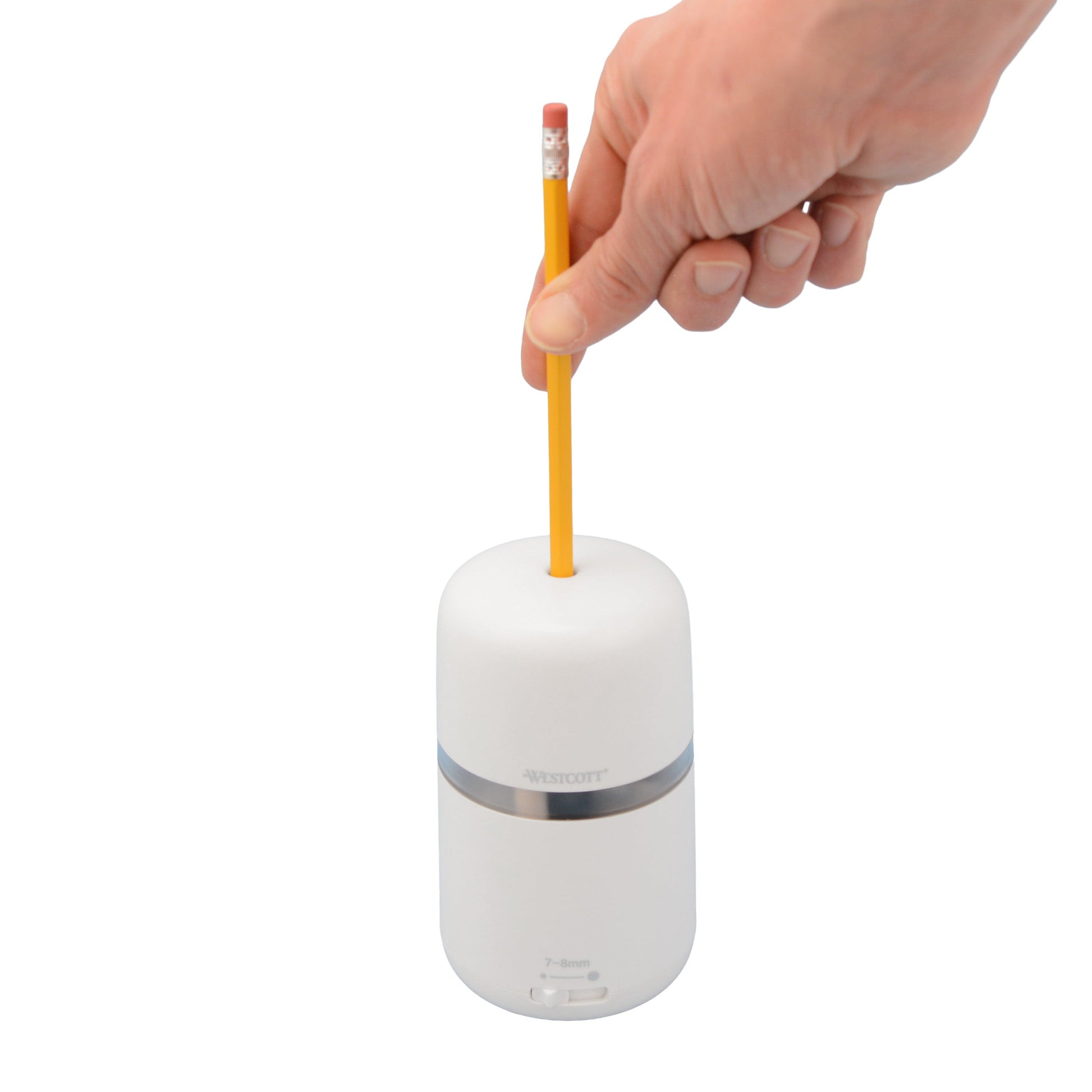 Westcott Fully Automatic Battery & Electric Pencil Sharpener White (00981-PARENT) - World’s Favorite Scissors