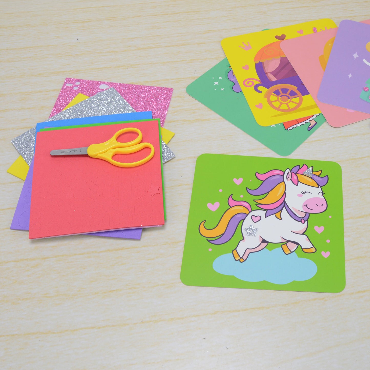 Westcott Fun Foam Art Kit for Kids with Over 800 Stickers (00983-PARENT) - World’s Favorite Scissors