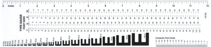 Westcott Graphic Arts Ruler 3 x 12’’ (GA-88)