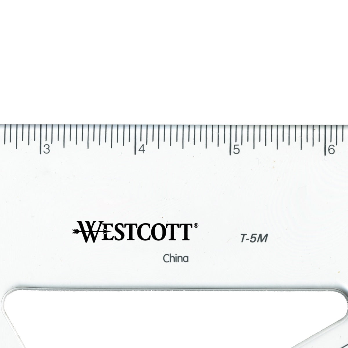 Westcott Grid Triangle 12’’ 30/60 Degree Transparent (T-5M)