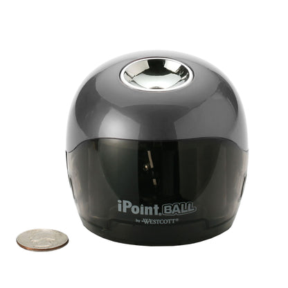 Westcott iPoint Ball Pencil Sharpener Grey (17190)