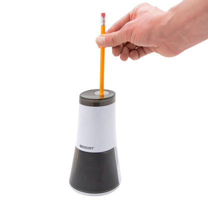 Westcott iPoint Curve Electric Pencil Sharpener White (00947-PARENT) - World’s Favorite Scissors