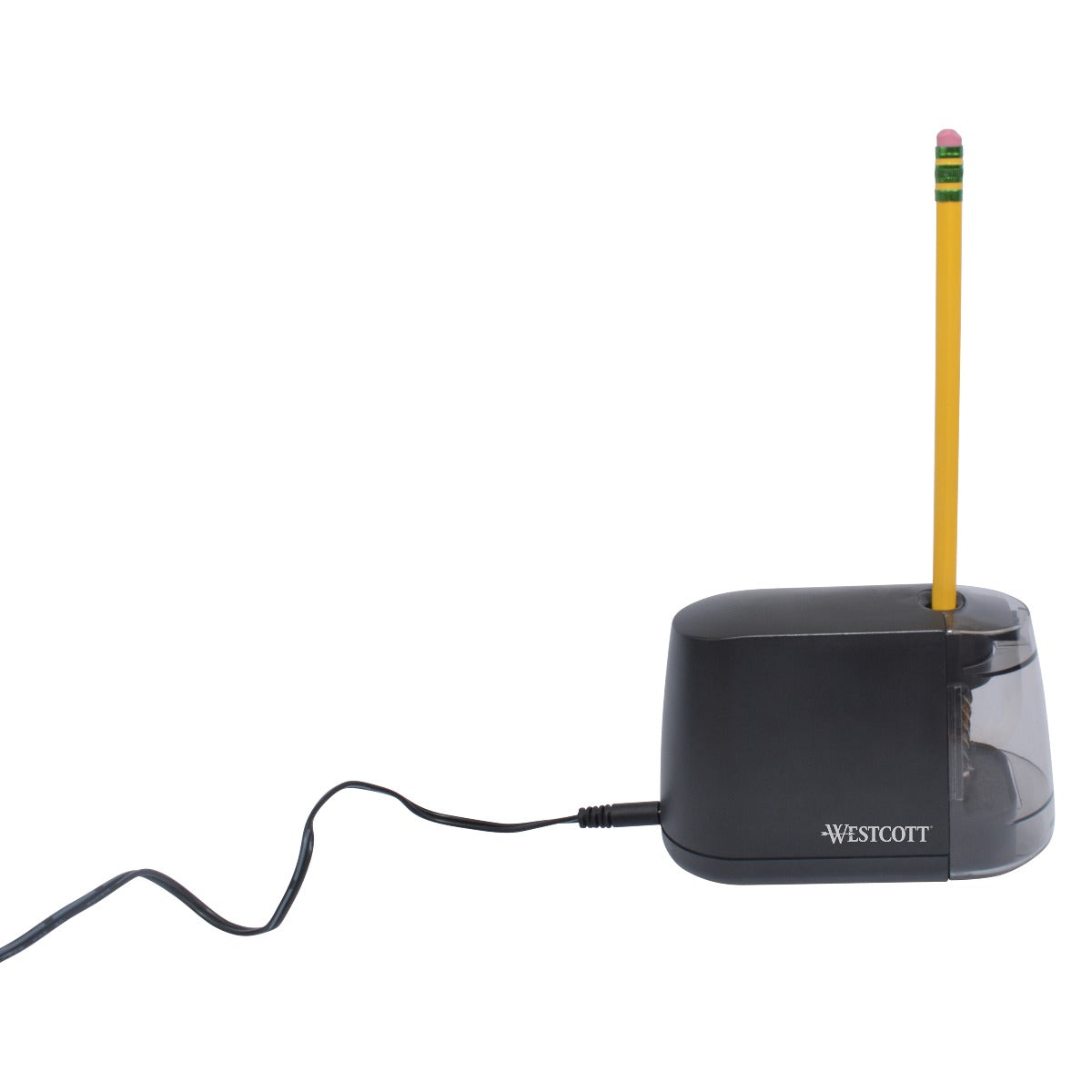 Westcott iPoint Duo™ Dual-Powered Battery/Electric Pencil Sharpener Black (17812)