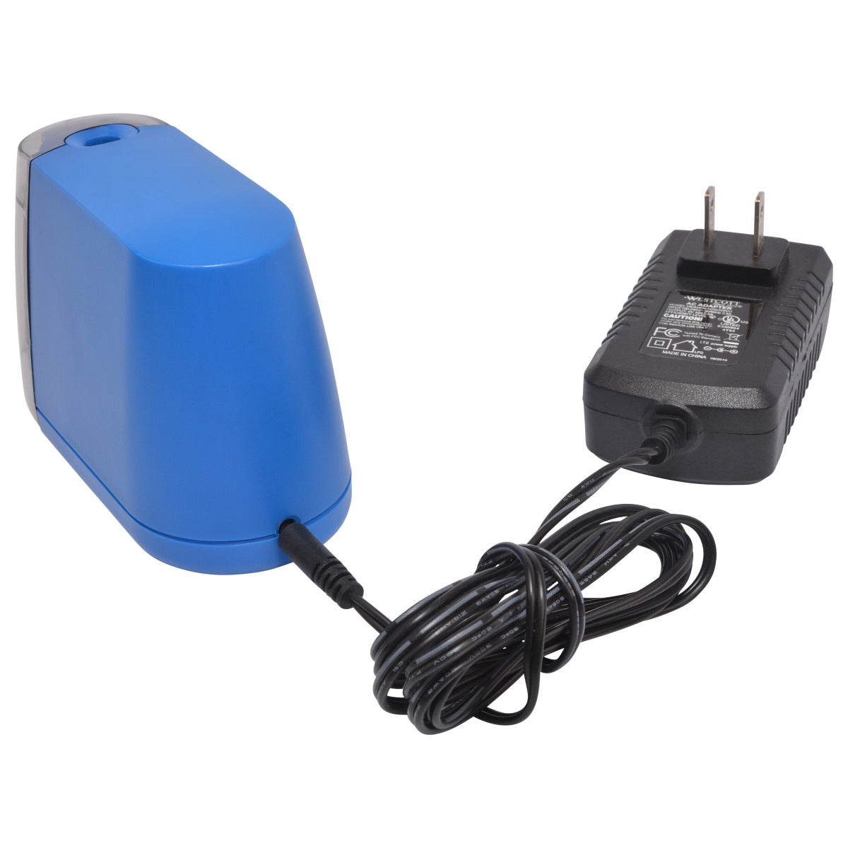 Westcott iPoint Duo™ Dual-Powered Battery/Electric Pencil Sharpener Blue (17813)