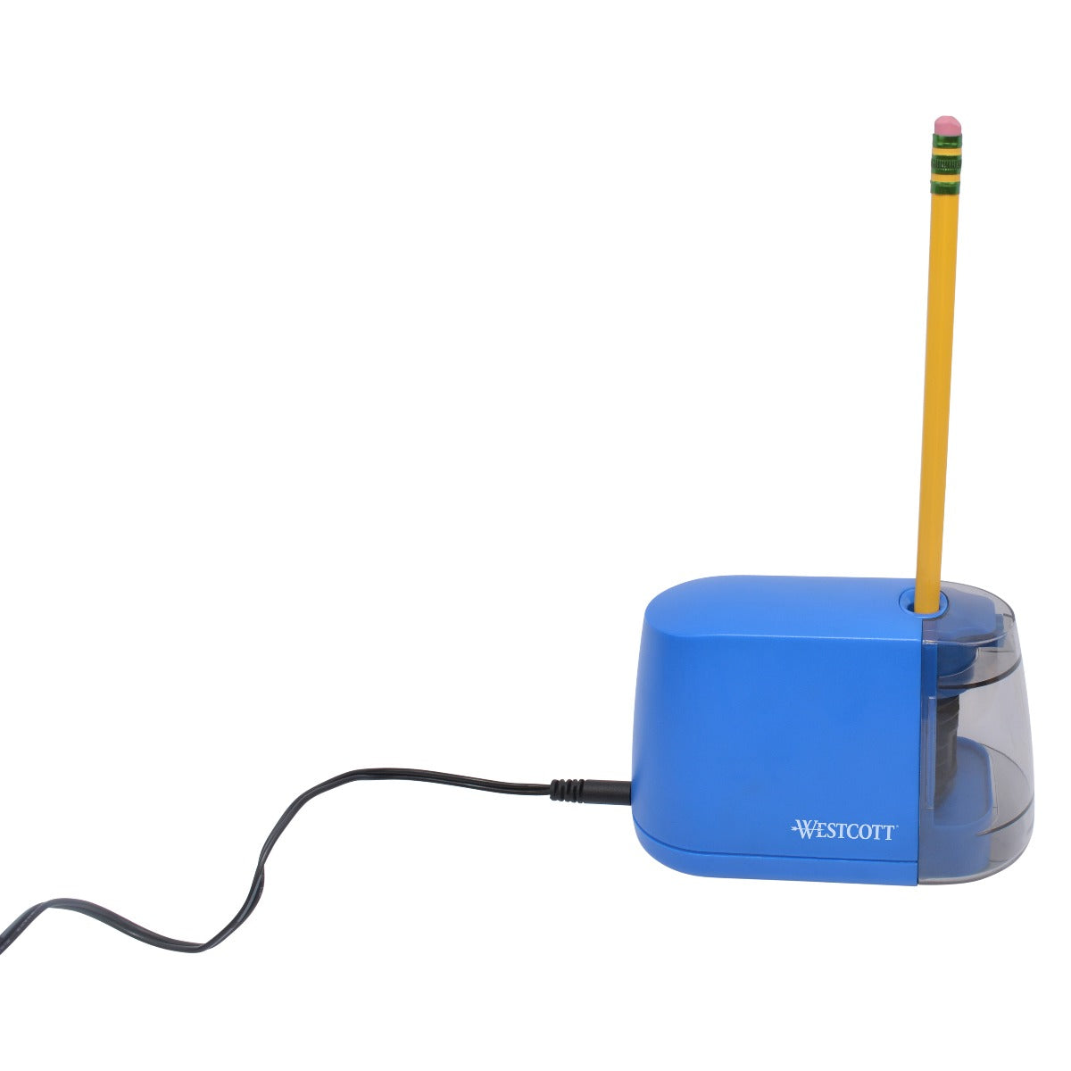 Westcott iPoint Duo™ Dual-Powered Battery/Electric Pencil Sharpener Blue (17813)