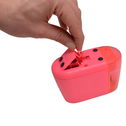 Westcott iPoint Duo™ Dual-Powered Battery/Electric Pencil Sharpener Pink (17814)