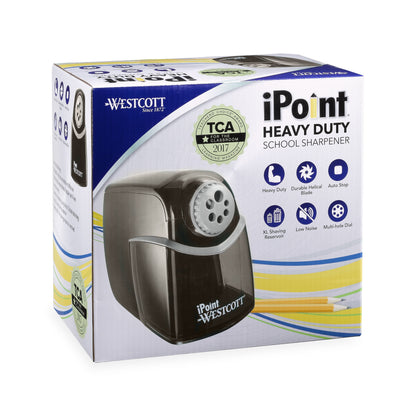 Westcott iPoint Heavy Duty Electric School Sharpener (16681)