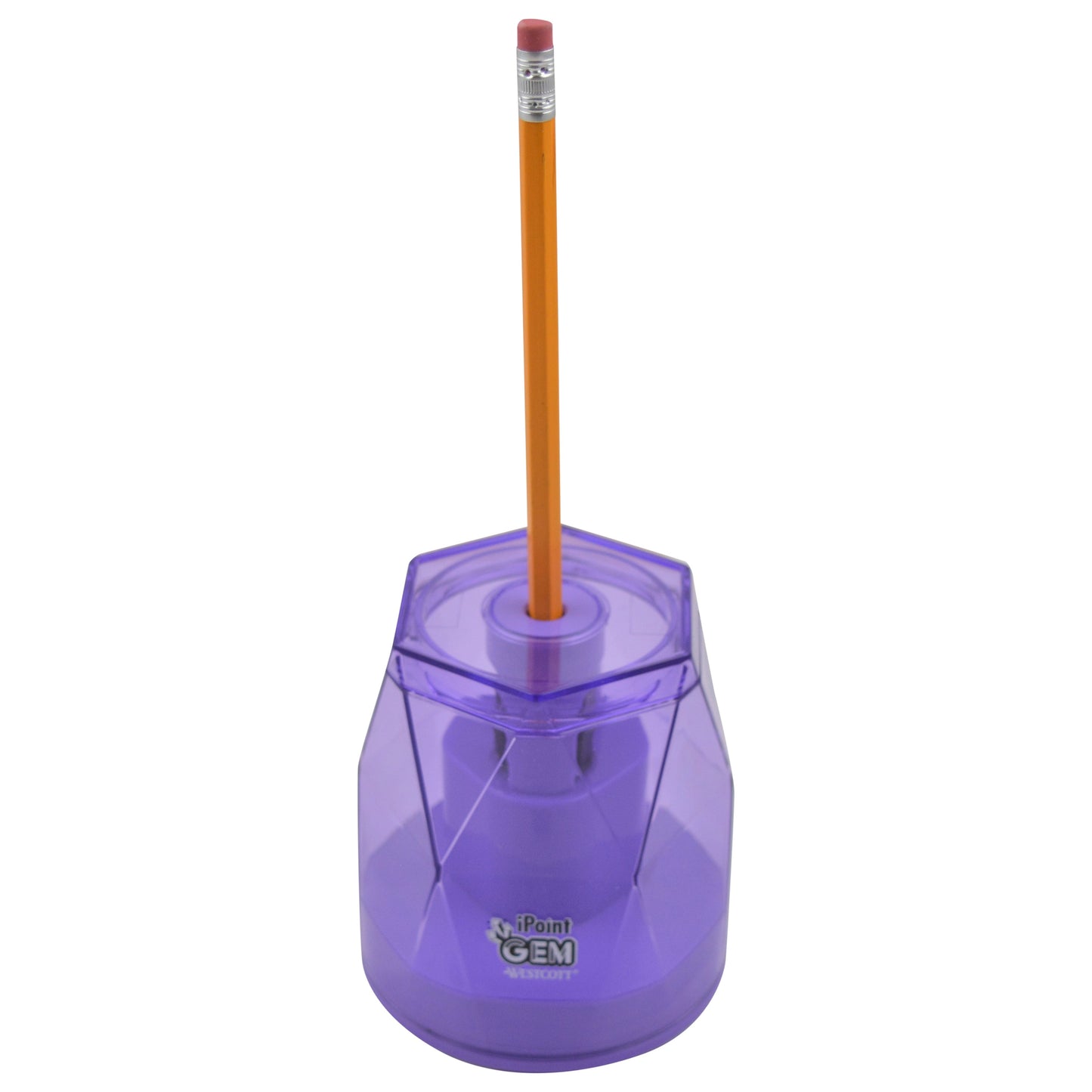 Westcott iPoint® GEM Battery Pencil Sharpener Purple (00576-PARENT) - 3