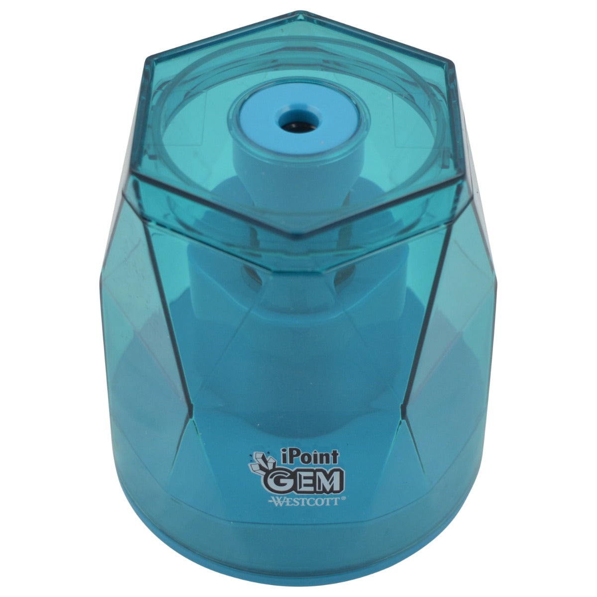Westcott iPoint® GEM Crystal-Covered Battery Pencil Sharpener Blue (00529-PARENT) - World’s Favorite Scissors