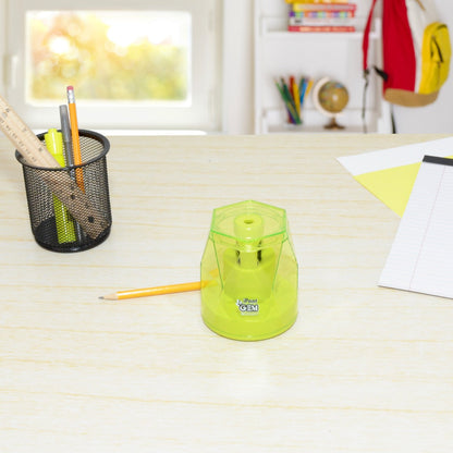 Westcott iPoint® GEM Crystal-Covered Battery Pencil Sharpener Neon Green (00577-PARENT) - World’s Favorite Scissors