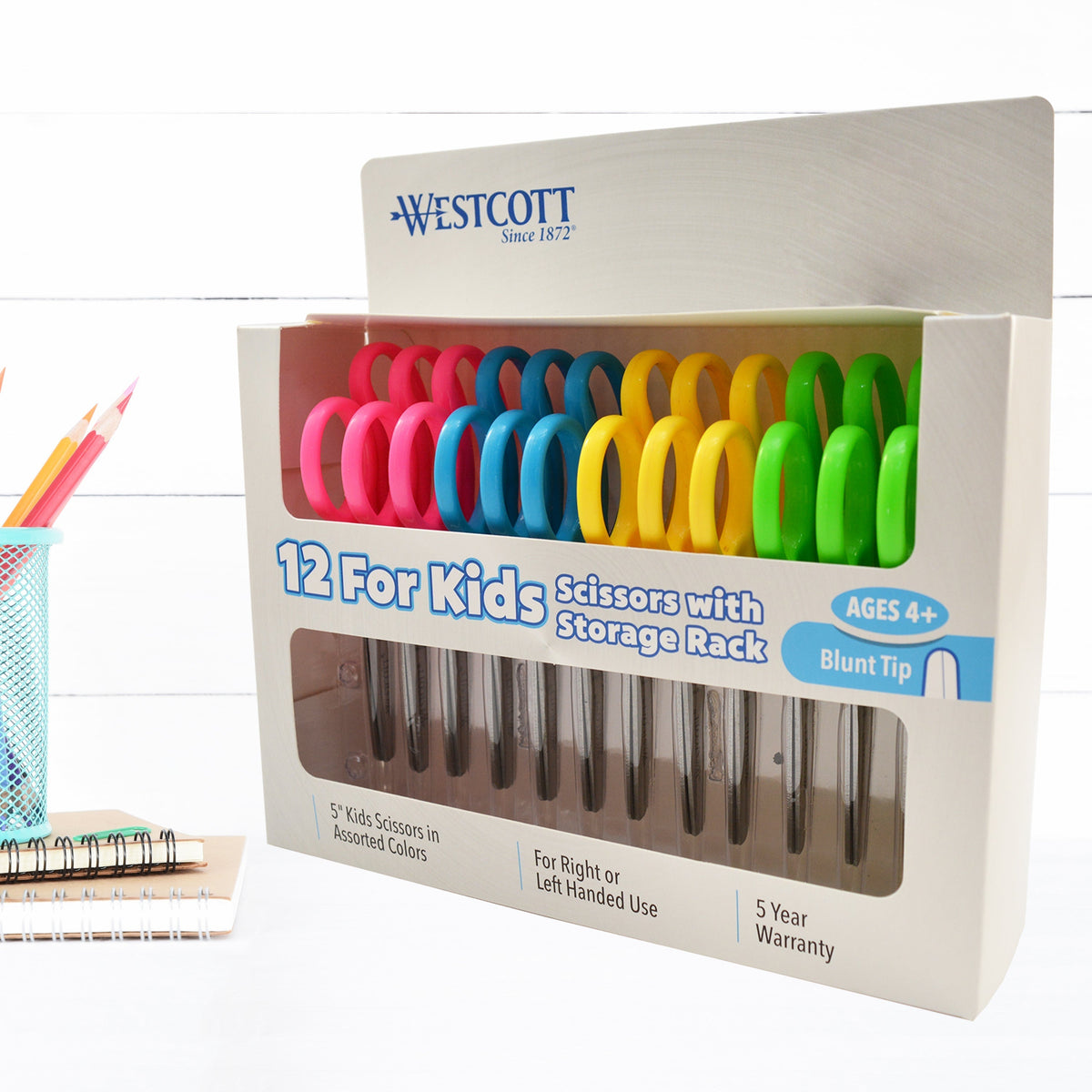 Westcott Kids 5’’ Scissors Blunt (12 Pack) (13140) - World’s Favorite