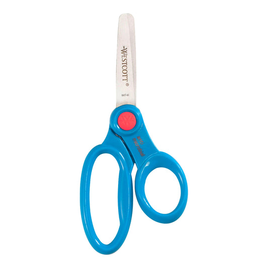 Westcott Kids 5’’ Scissors With Anti-microbial Protection,Blunt Assorted Colors (12 Individually Packaged) (14606) - 1