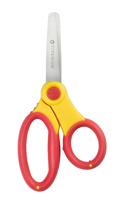 Westcott Kids 5’’ Titanium Bonded Scissors Blunt (15986) - World’s Favorite