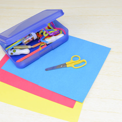 Westcott Kids Blunt Scissors with Storage Rack 5’’ Set of 12 Assorted Colors (04252) - World’s Favorite