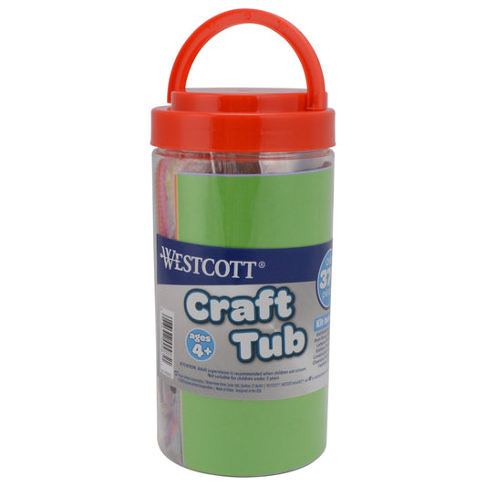 Westcott Kids Craft Tub with Over 300 Pieces (00985-PARENT) - World’s Favorite Scissors