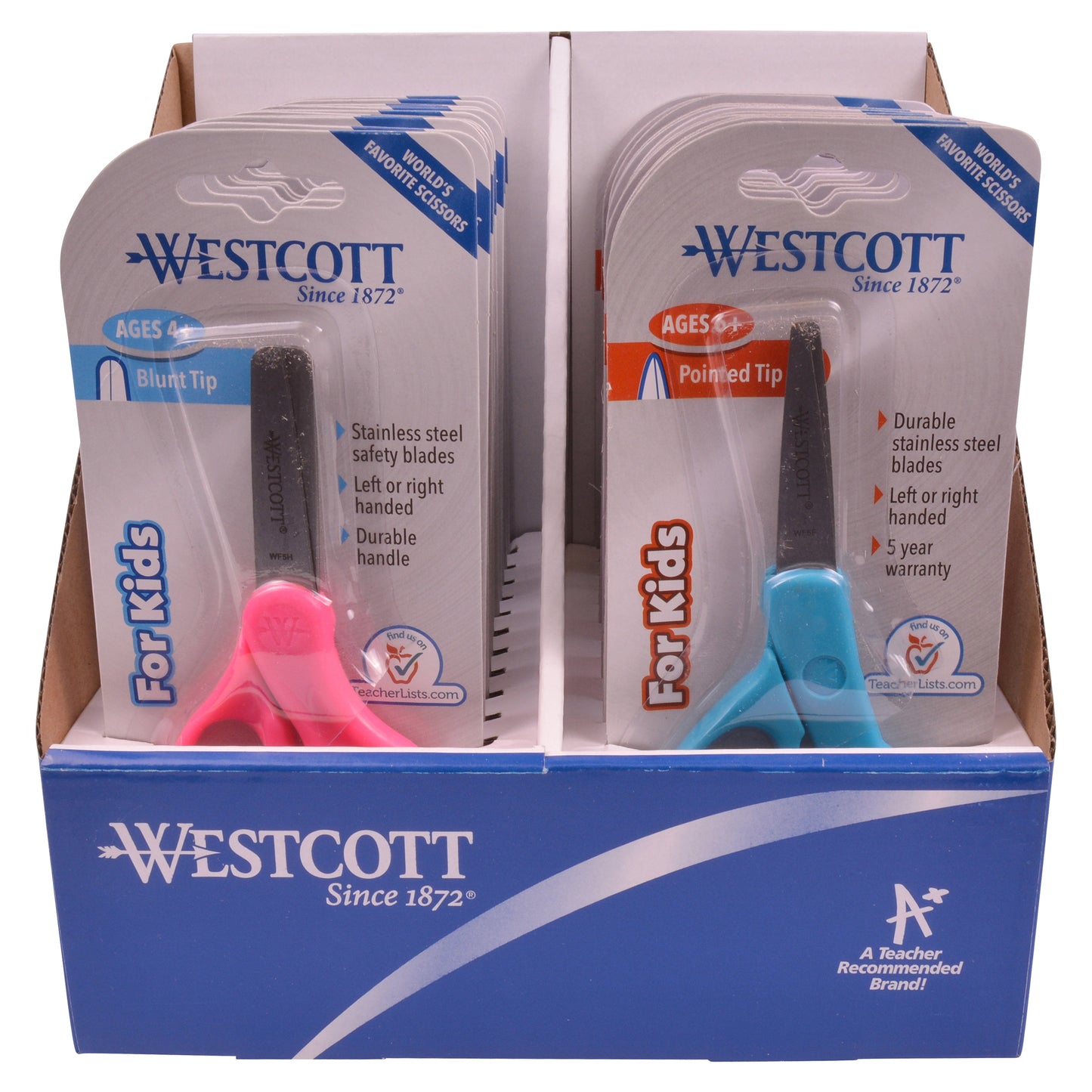 Westcott Kids Value Scissors 24-Piece Display (66217) - World’s Favorite