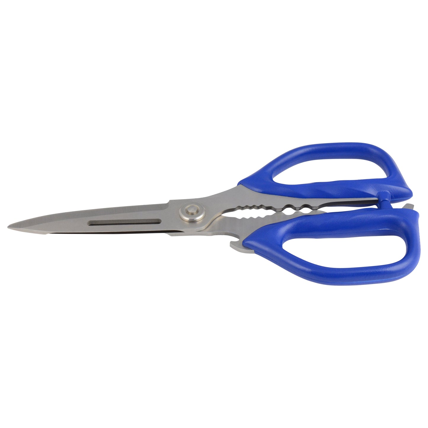 Westcott Kitchen Shear with detachable handles includes Sheath built in Ceramic Sharpener Blue (00861) - World’s