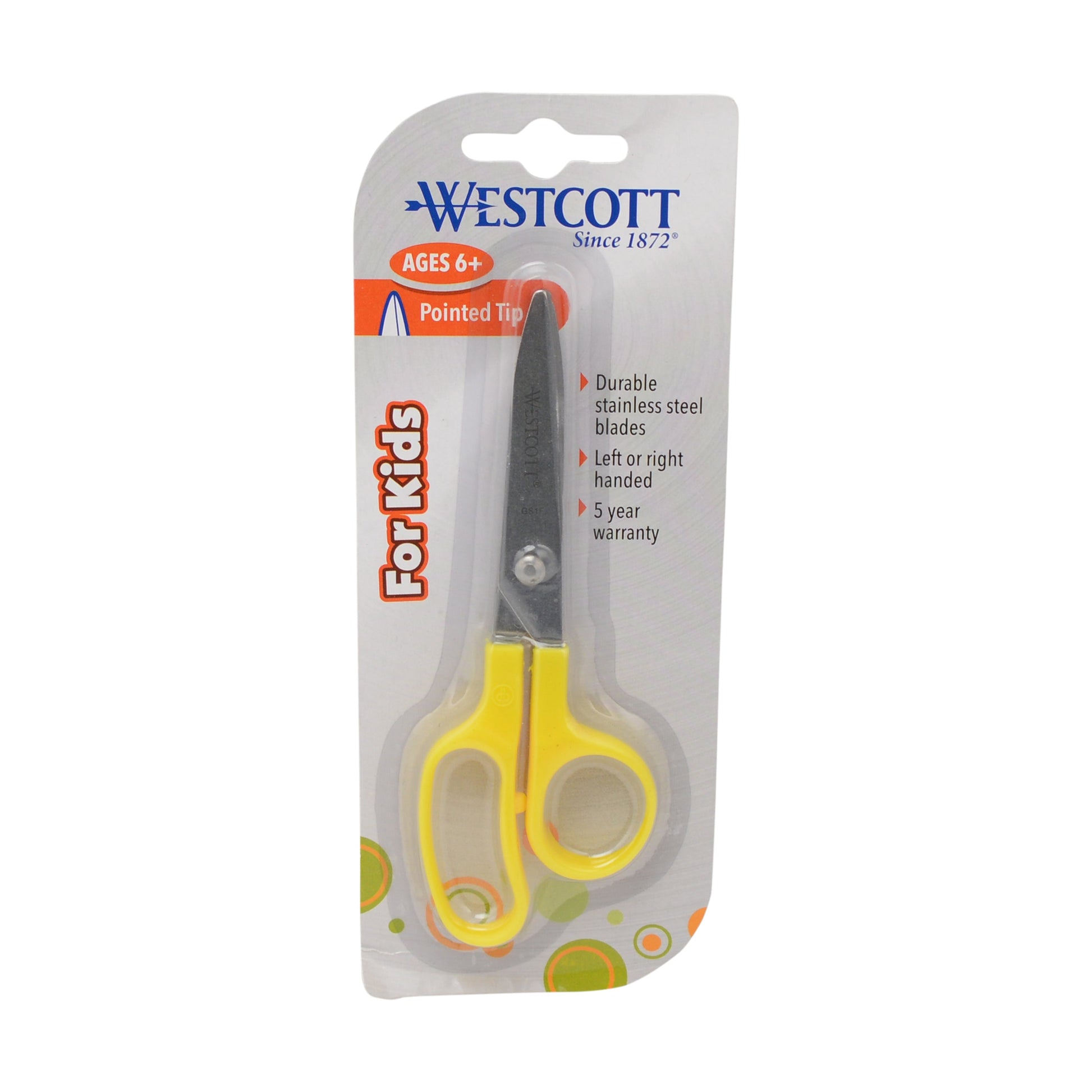 Westcott Kleencut 5’’ Kids Scissors Pointed (42515) - World’s Favorite