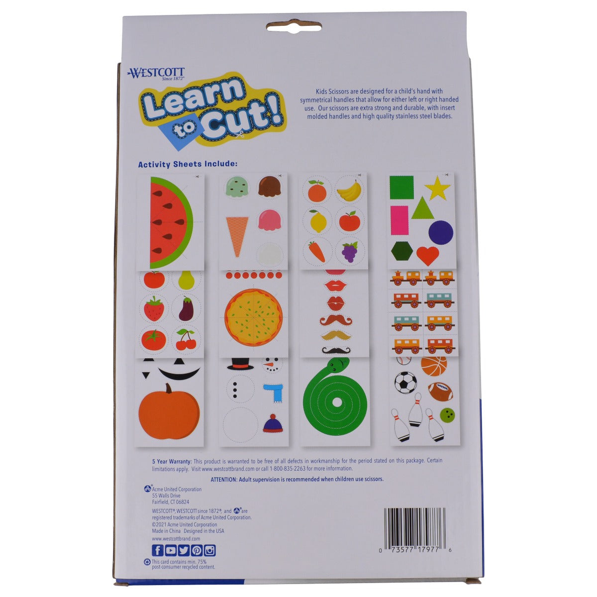 Westcott Learn-to-Cut Kit for Kids (17977-PARENT)