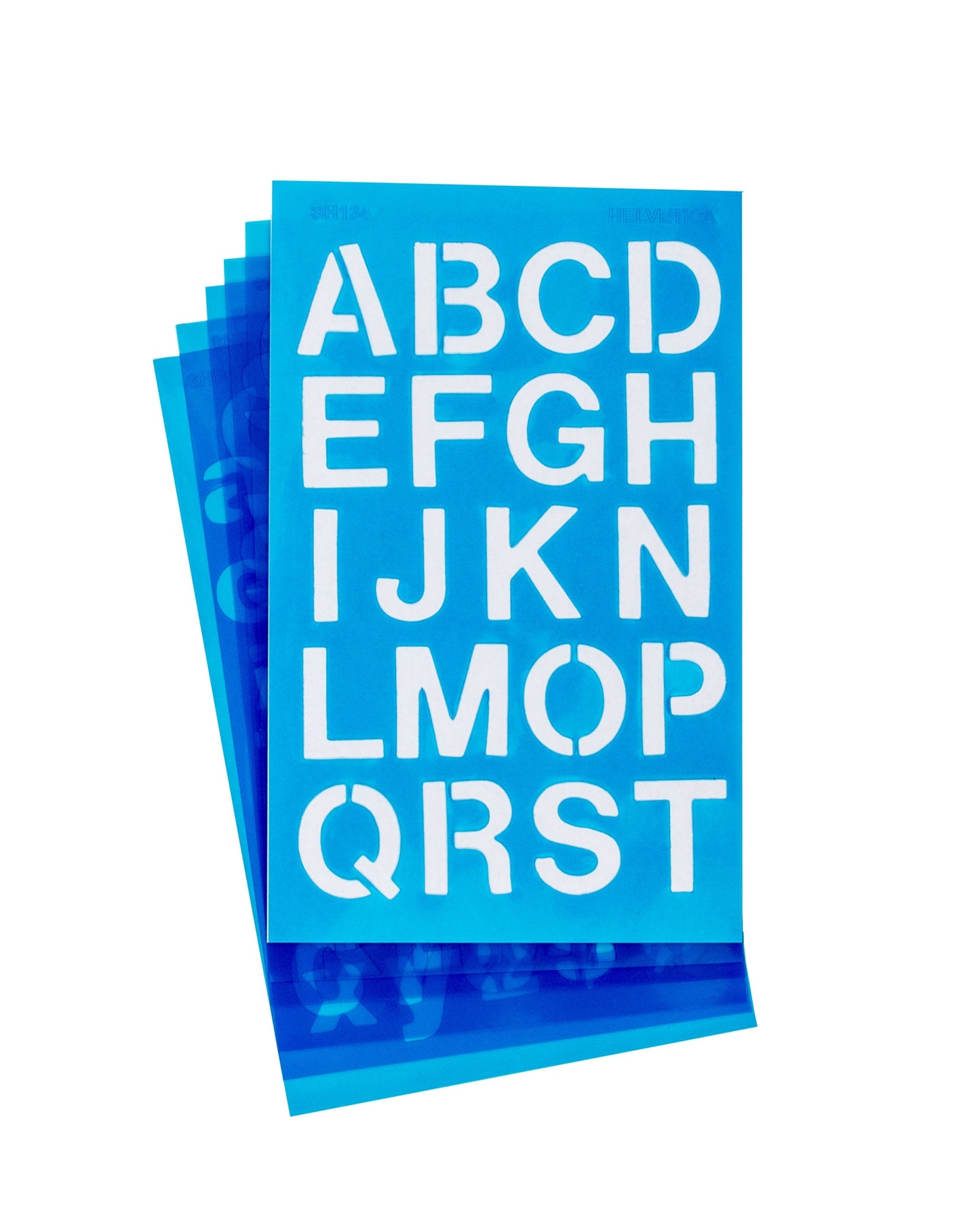 Westcott LetterCraft 3/4’’ and 1’’ Stencil Helvetica Font (15844)