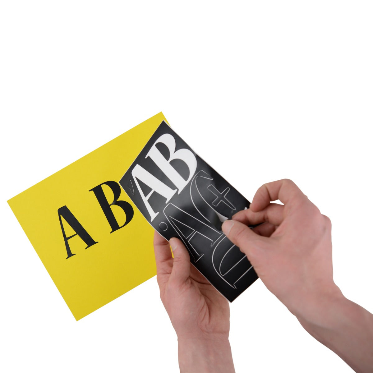 Westcott LetterCraft Permanent Vinyl Lettering Nueva 3-Inch, Black (15 ...