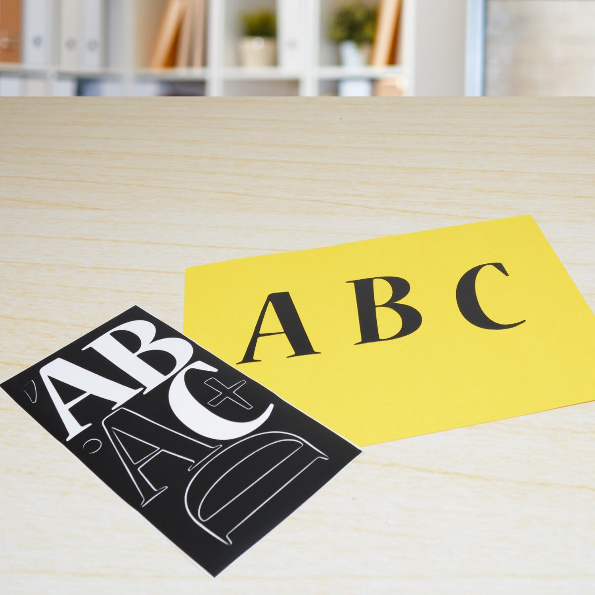 Westcott LetterCraft Permanent Vinyl Lettering Nueva 3-Inch, Black (15 ...