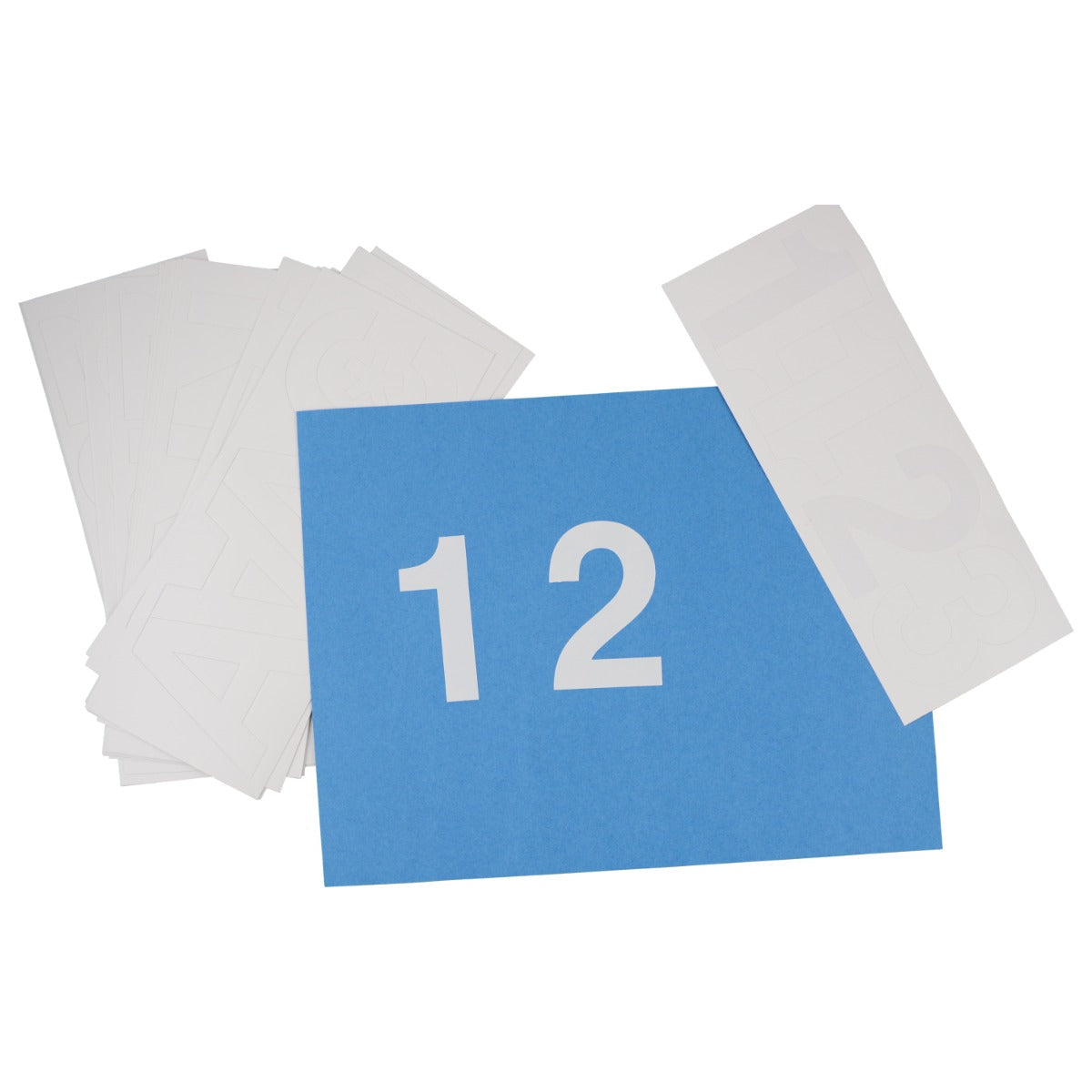 Westcott LetterCraft Permanent Vinyl Letters White Helvetica Font 3-Inch Characters (15863) - World’s Favorite Scissors